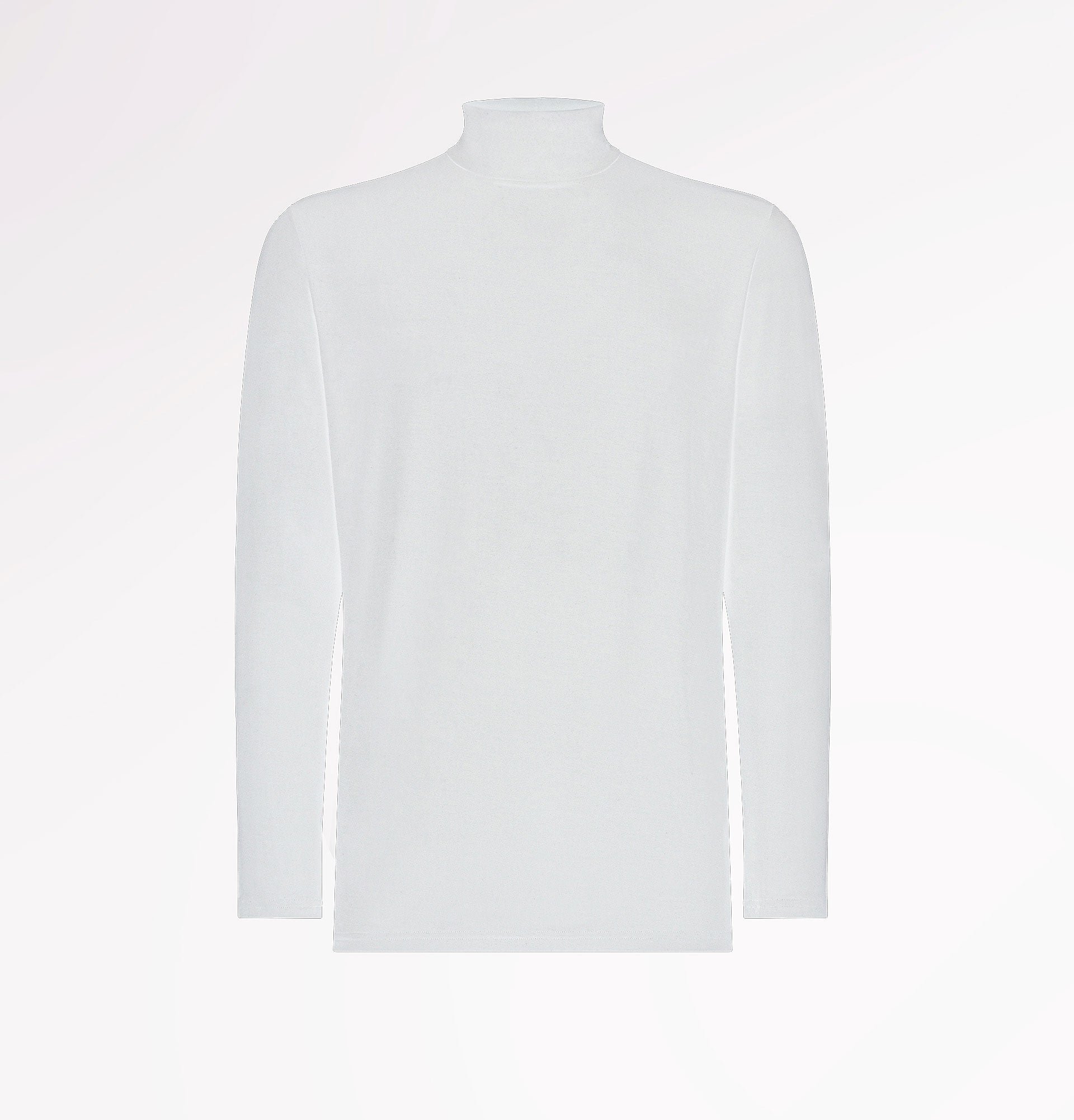 Men's TENCEL™ turtleneck sweater with long sleeves