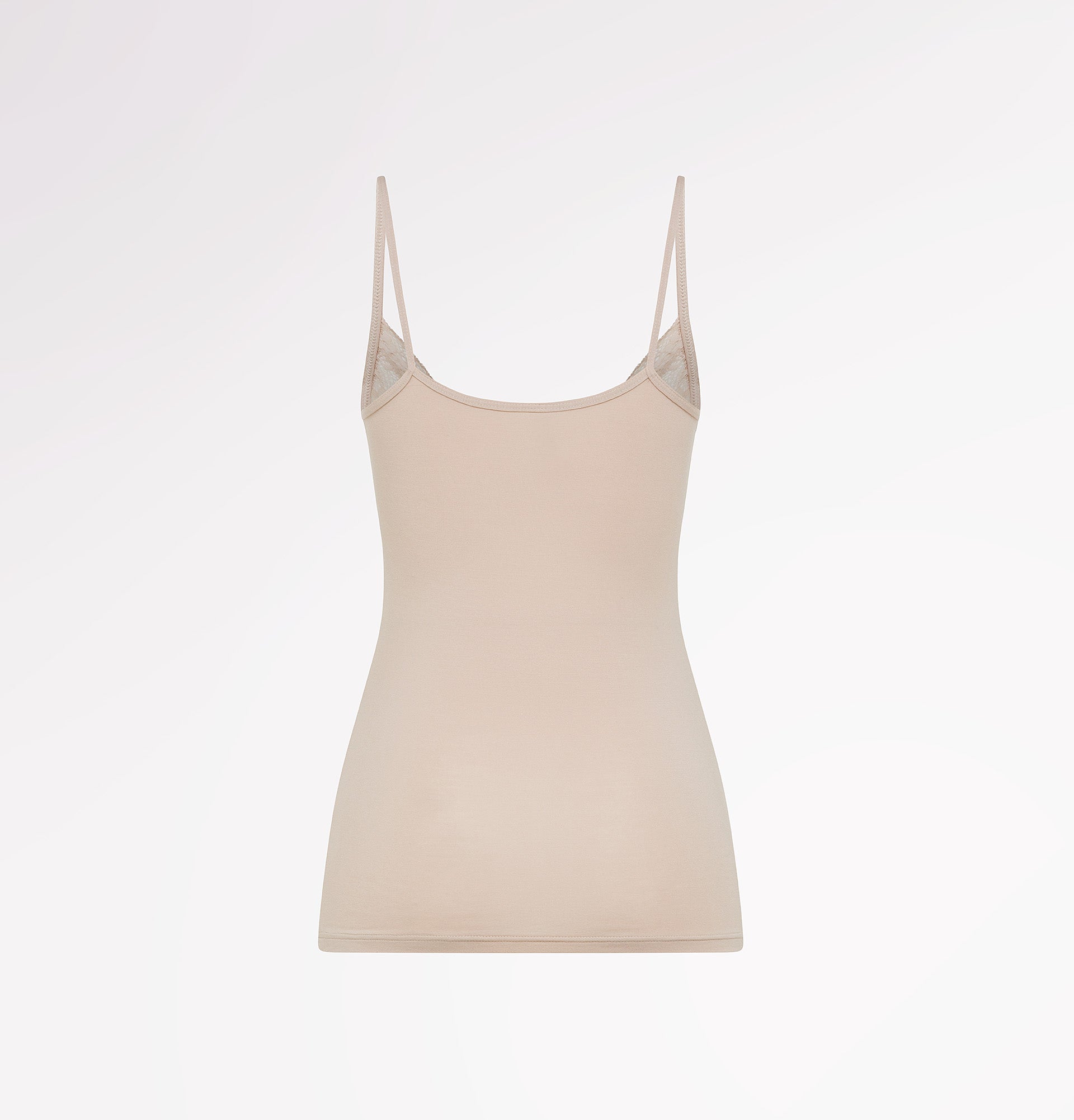 Camisole box set in natural fabric and biodegradable lace