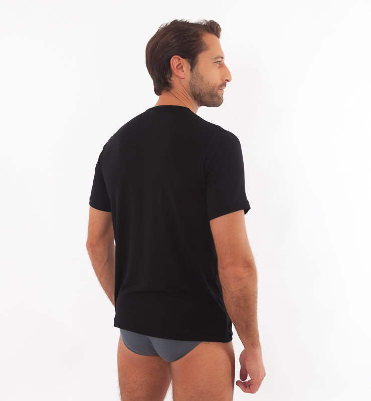 Men's short-sleeved TENCEL™ cashmere T-shirt