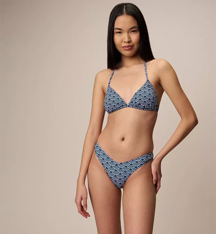Eco bikini Brazilian briefs in ECONYL® regenerated nylon 