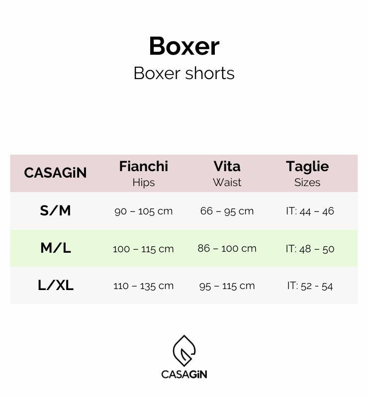 Boxer in natural fabric