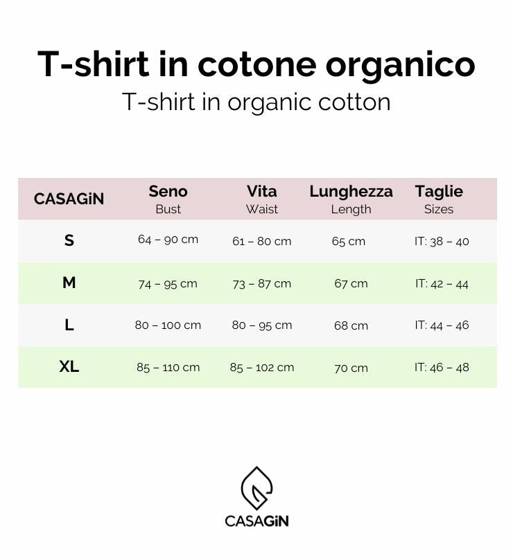 T-Shirt STAY WILD in Cotone Organico GOTS