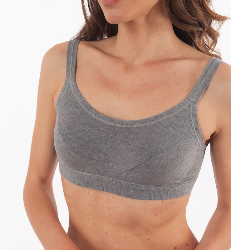 Cotonella Reggiseno A Triangolo AD971 In Cotone Morbido Elastico - Coppa Doppiata Preformata, Senza Ferretto, Intimo Donna Comodo - 2