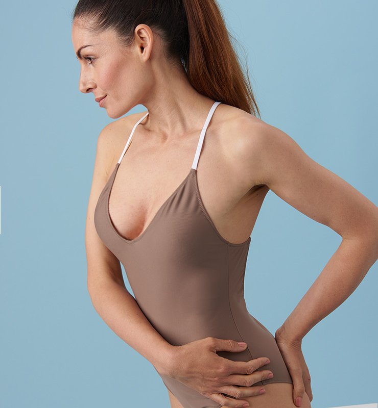 Eco one-piece swimsuit in ECONYL® regenerated nylon 