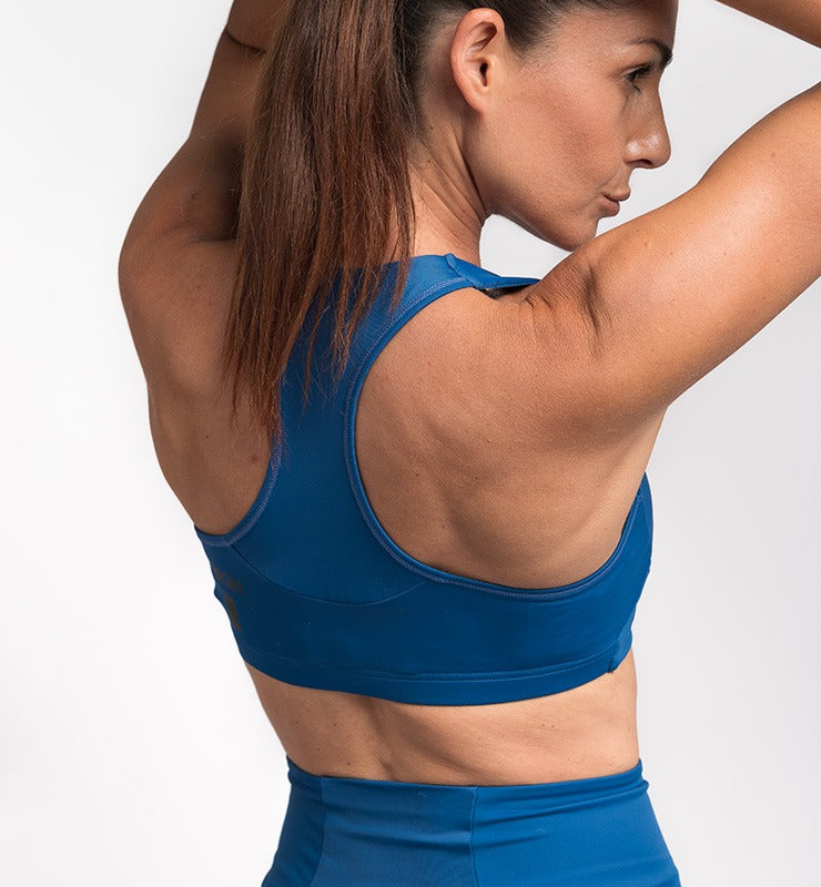 High support sports top in ECONYL® regenerated nylon