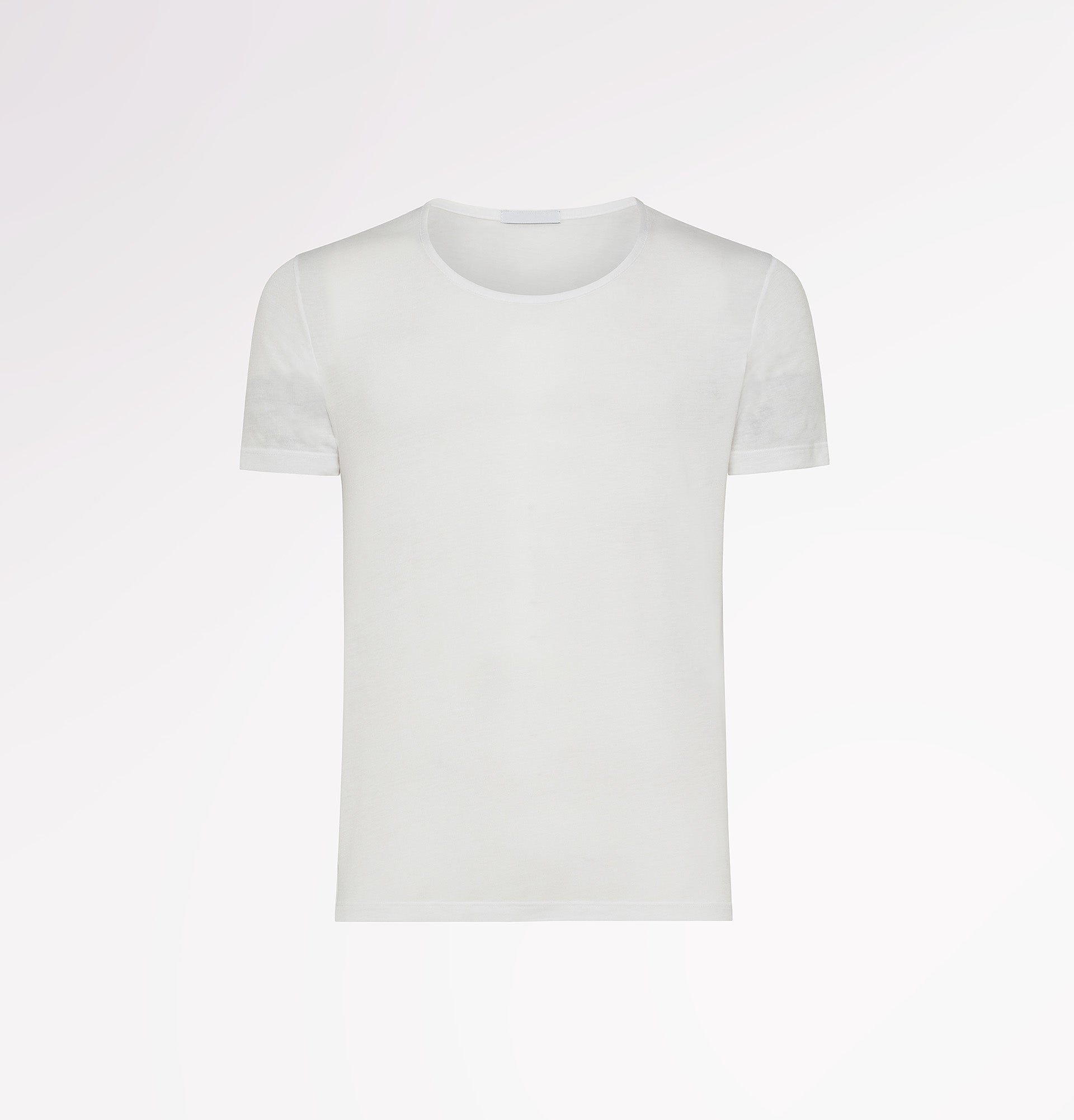 Men's short-sleeved TENCEL™ and silk T shirt